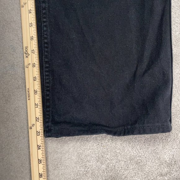 Monet Skateboards Sammi Wide Leg Jeans Womens Sz 13 Black High Rise Denim Skater - Picture 10 of 12